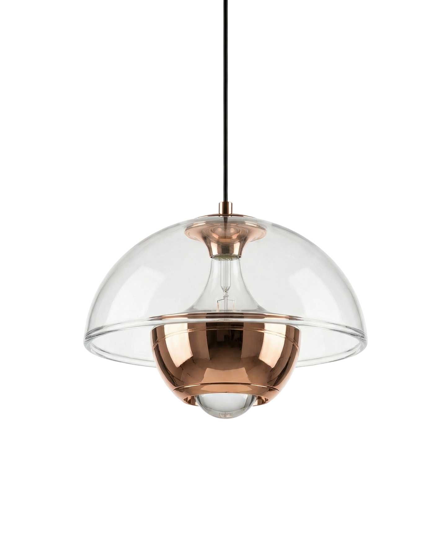 Amber Halo Pendant Light