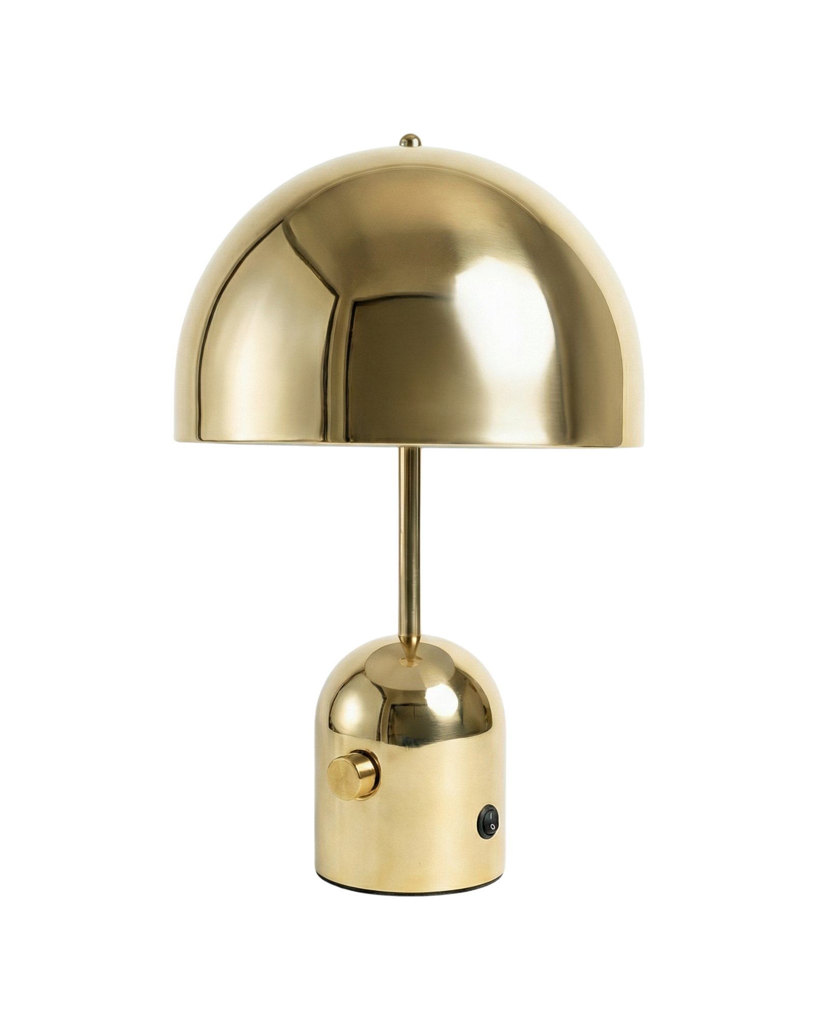 DomeGlow Metal Mushroom Table Lamp