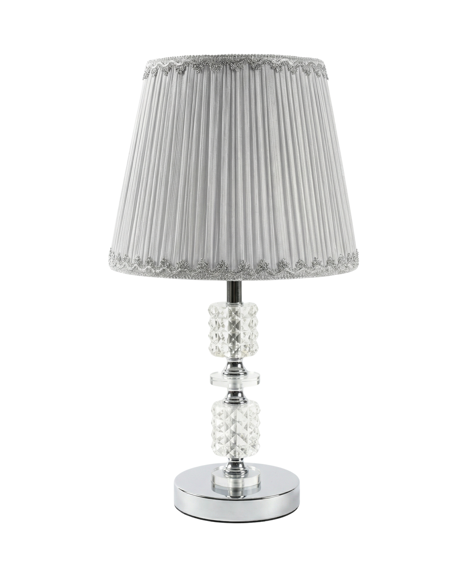 Crystal Pillar Table Lamp