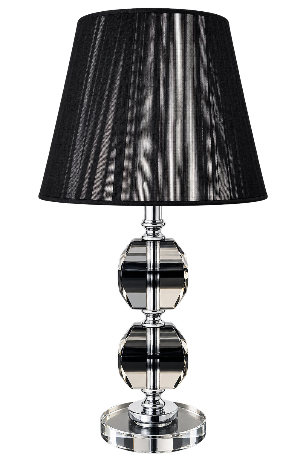 Silver Orb Table Lamp