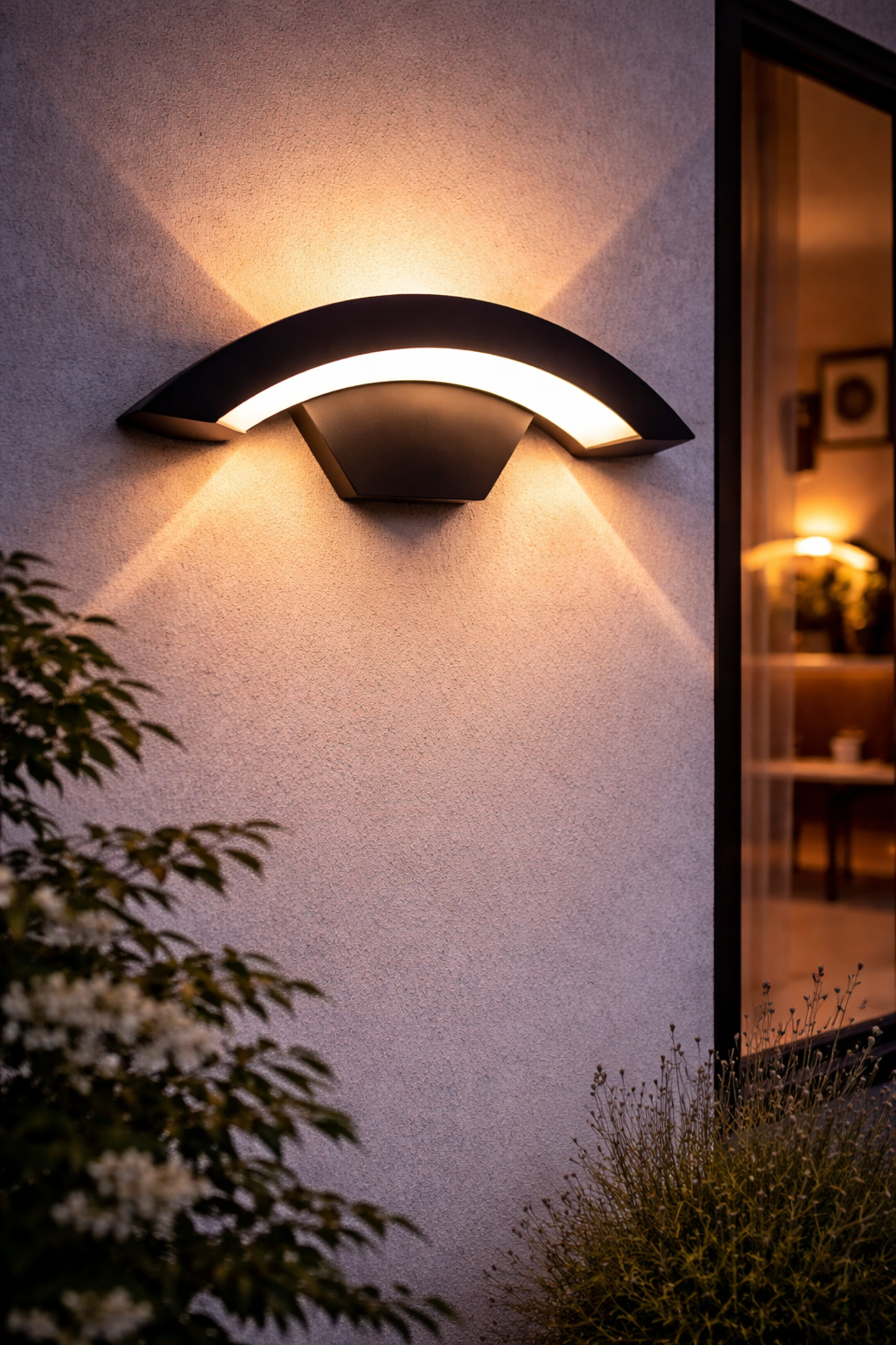 Arc Beam Outdoor Wall Light