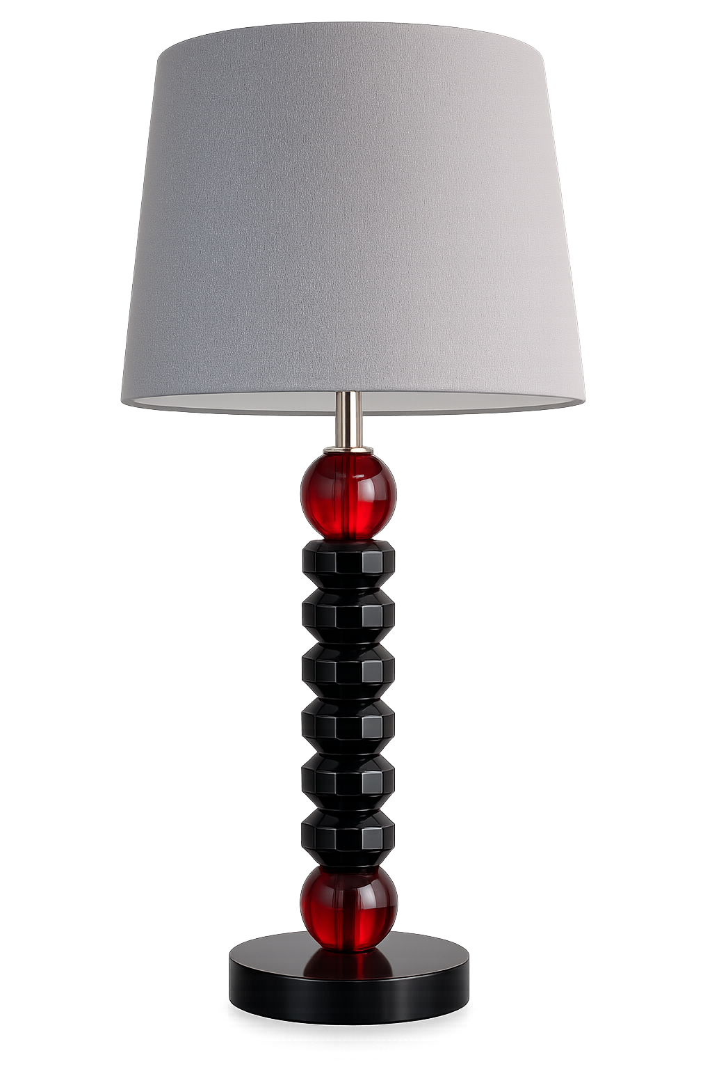 Aurora Red Glass Table Lamp