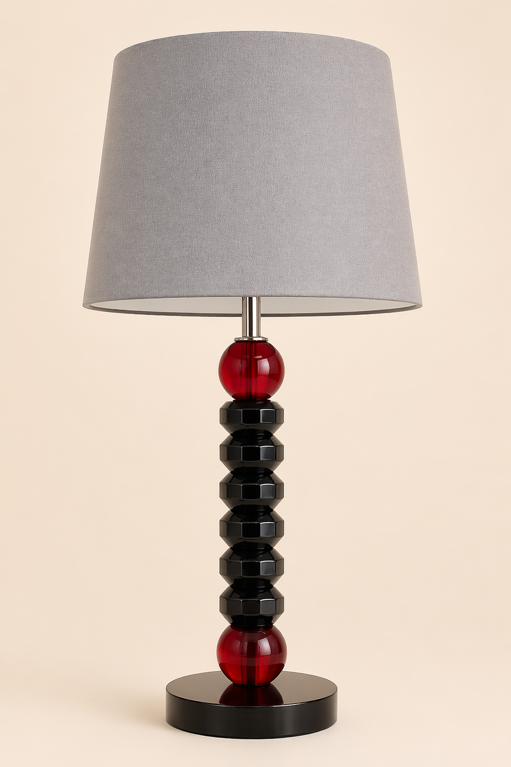 Aurora Red Glass Table Lamp