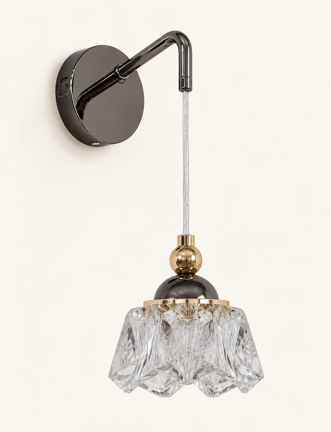 Crystal Petal Wall Light