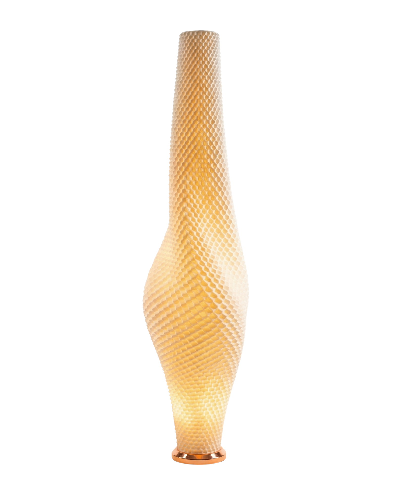 Honey Ripple 3D-Printed Floor Lamp