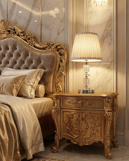 Crystal Pillar Table Lamp