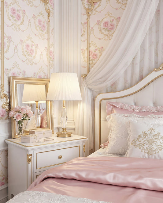 Crystal Column Table Lamp