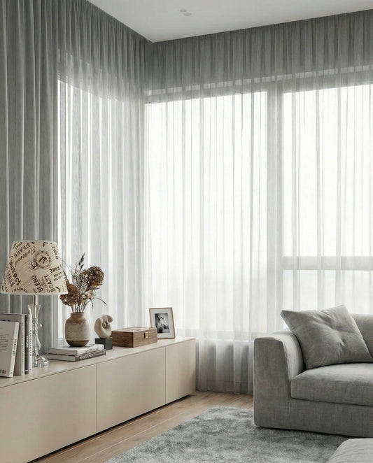 Paris Print Linen Shade Crystal Table Lamp