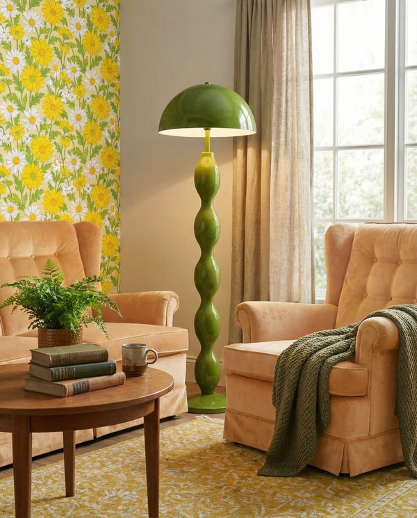 Cream Bubble Floor Lamp