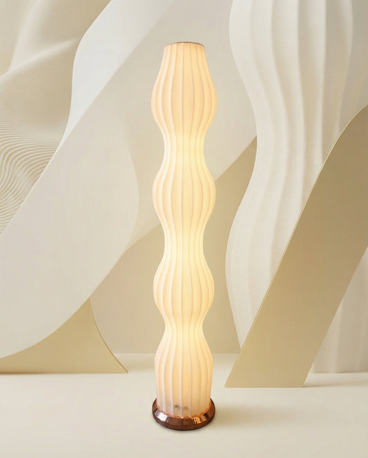 Ripple Column 3D-Printed Floor Lamp