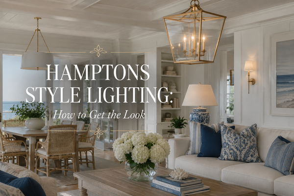 Hamptons style lighting how to get the look
