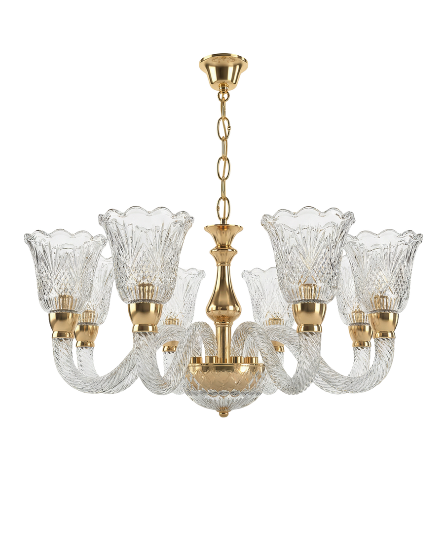 Tulip Glass Chandelier