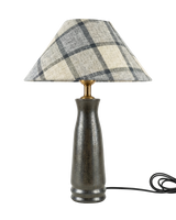 Tartan Shade Ceramic Table Lamp