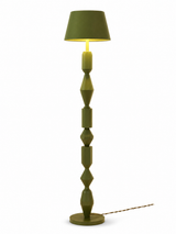 Verde Stack Green Floor Lamp