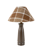 Tartan Shade Ceramic Table Lamp