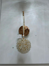 Crystal Globe LED Wall Light