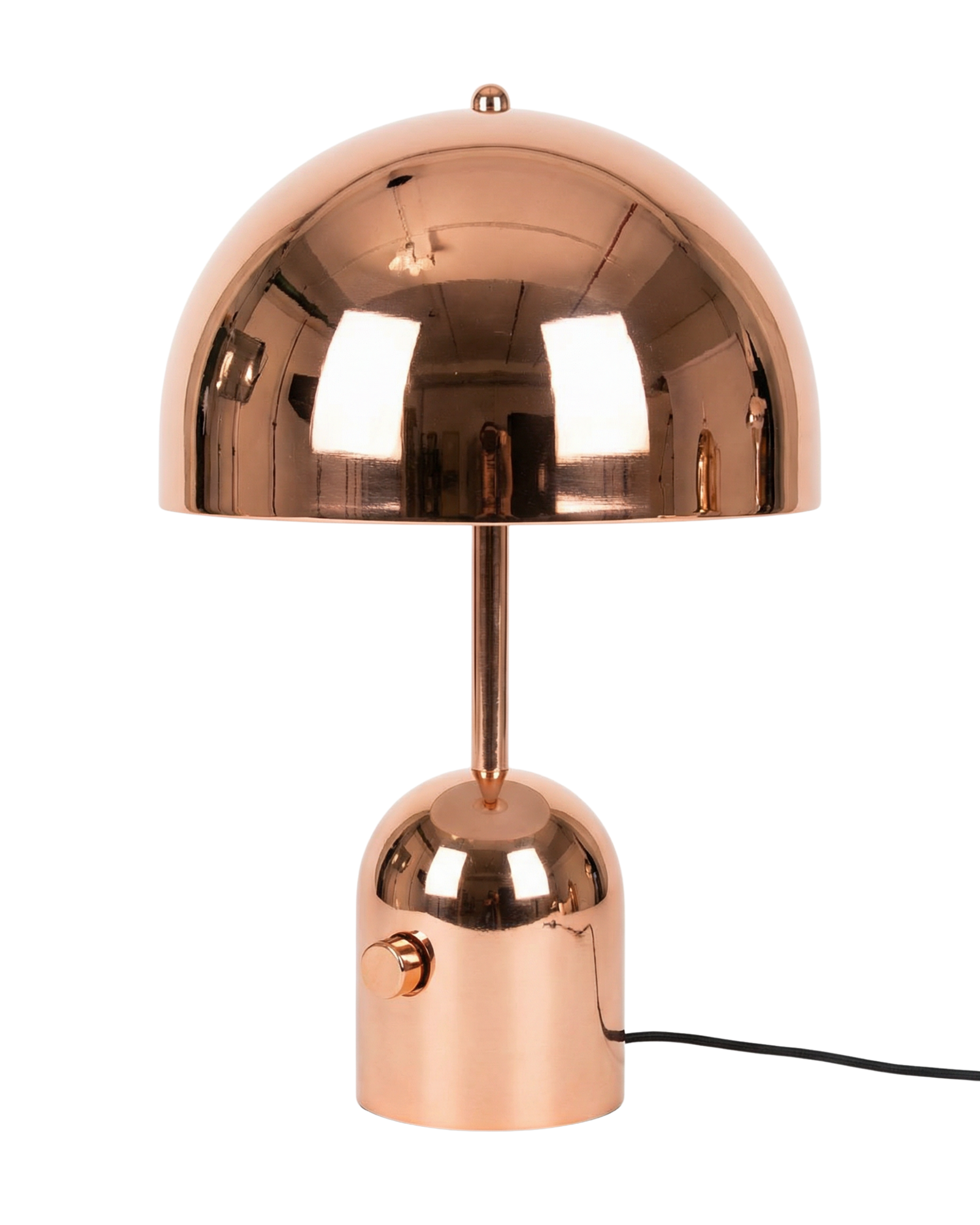 DomeGlow Metal Mushroom Table Lamp