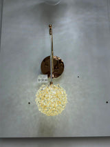 Crystal Globe LED Wall Light