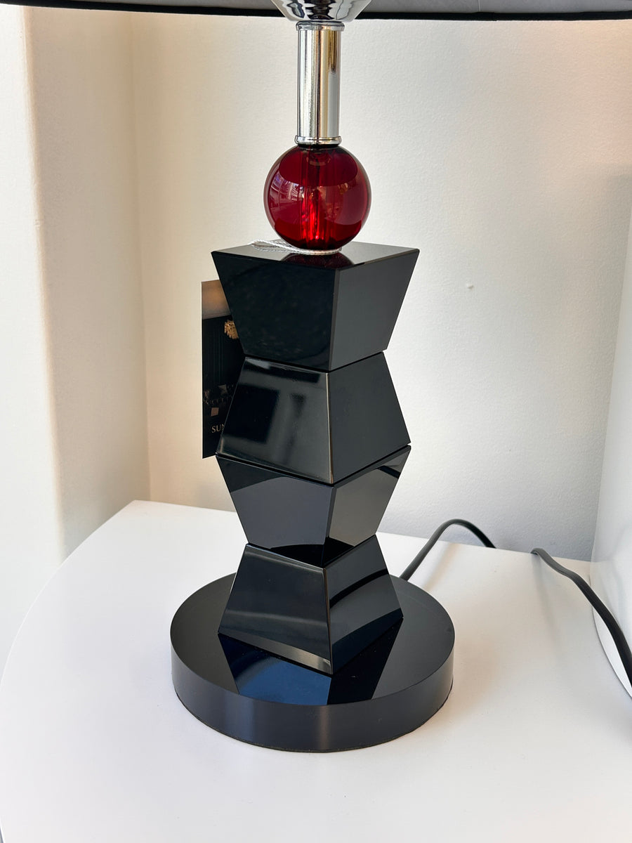 Black Ruby Table Lamp