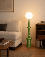 Verde Orb Globe Floor Lamp