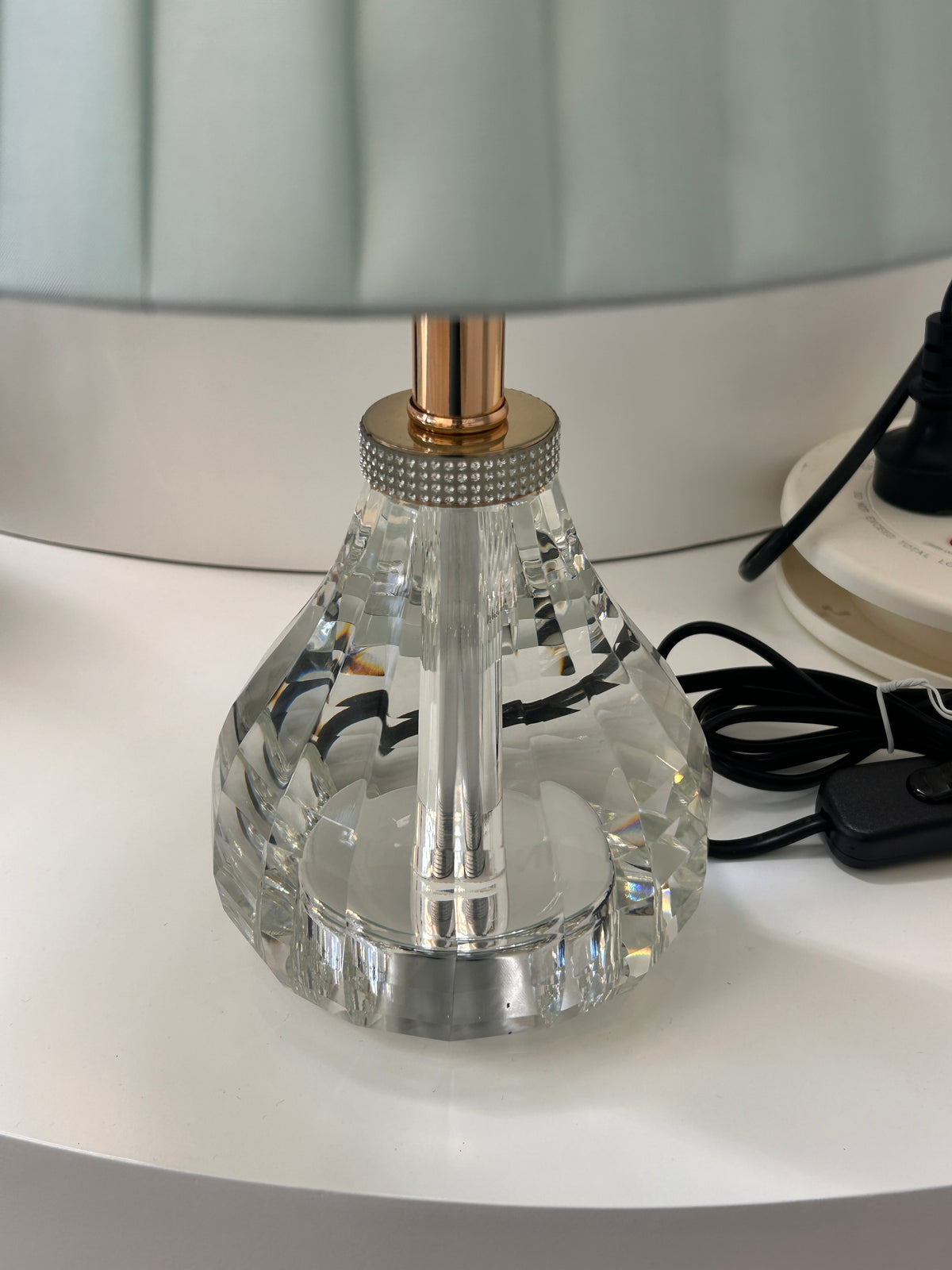 Navy Green Table Lamp