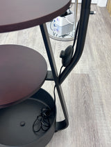 Petal Arc Floor Lamp with Side Table - Extended
