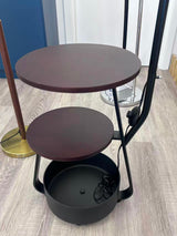 Petal Arc Floor Lamp with Side Table - Extended