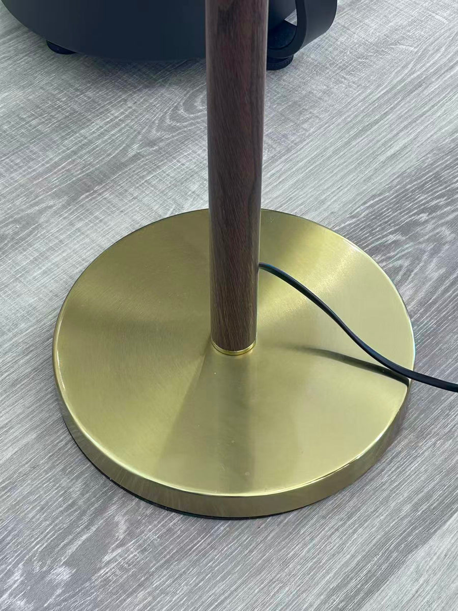 Twin Shade Fabric Floor Lamp