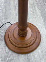 Verde Tray Wood Fabric Floor Lamp
