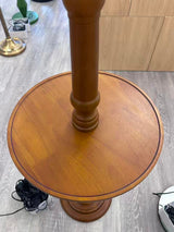 Verde Tray Wood Fabric Floor Lamp
