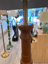Verde Tray Wood Fabric Floor Lamp