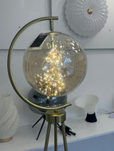 Orbit Glow Tripod Globe Floor Lamp