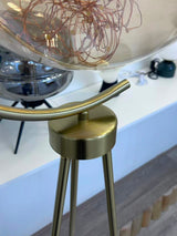 Orbit Glow Tripod Globe Floor Lamp