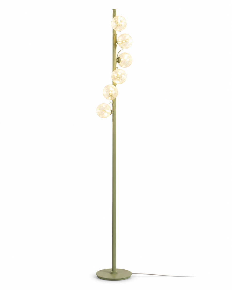 Luna Bloom Acrylic Orb Floor Lamp