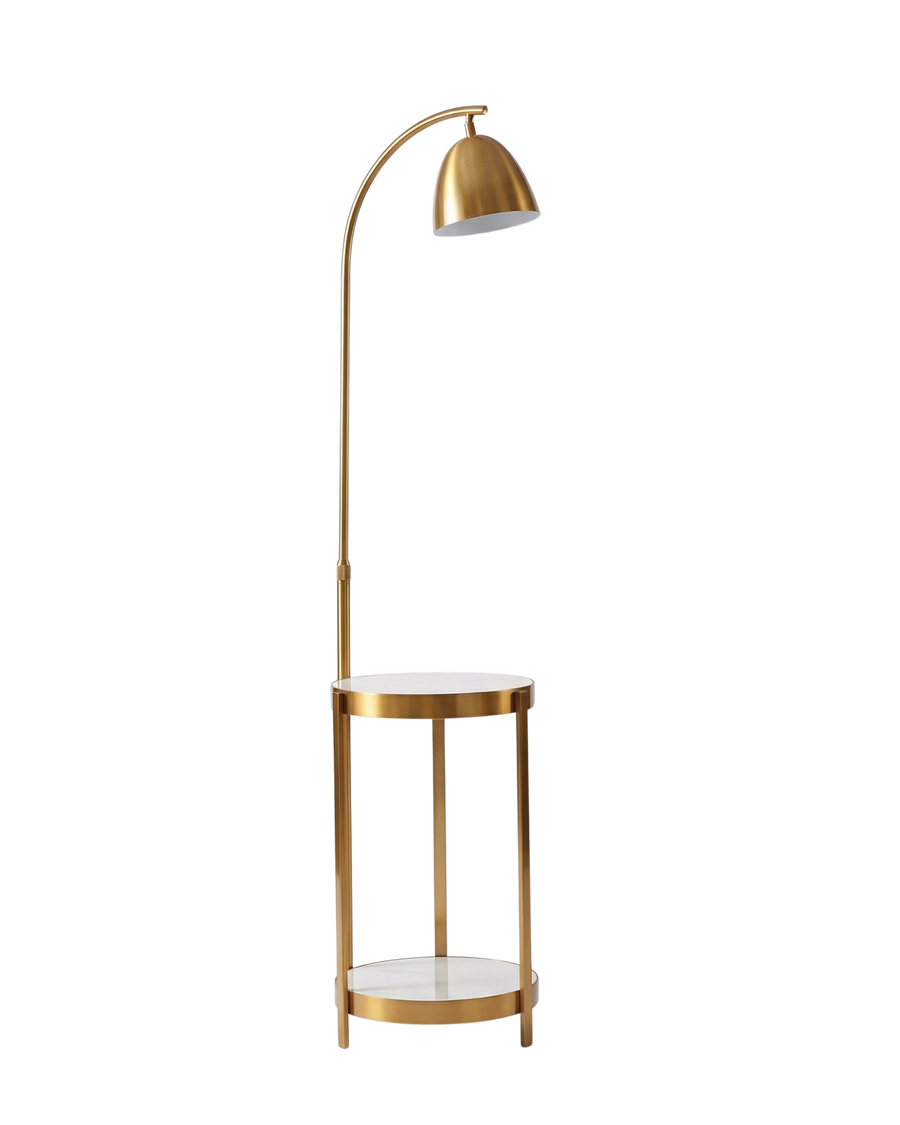 ArcNest Floor Lamp with Side Table
