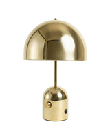 DomeGlow Metal Mushroom Table Lamp