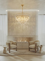 Tiered Crystal Chandelier