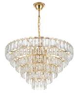 Tiered Crystal Chandelier