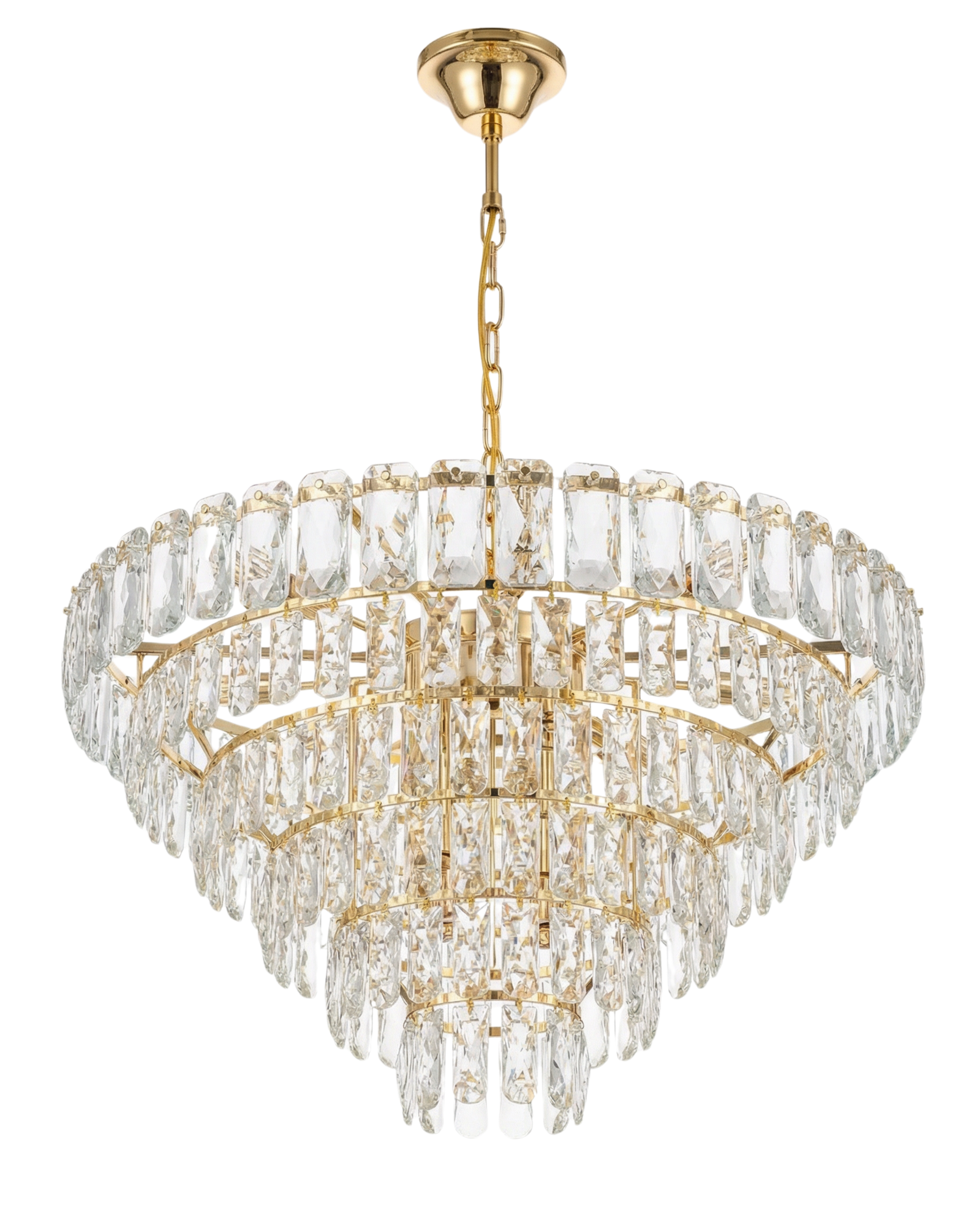 Tiered Crystal Chandelier