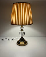 Classic Brass & Crystal Table Lamp