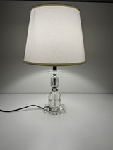 Clear Crystal Base Table Lamp