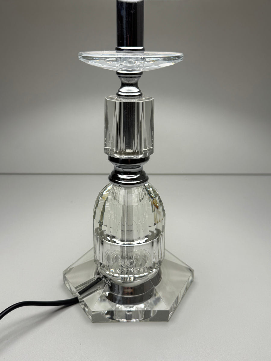 Clear Crystal Base Table Lamp
