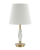 Crystal Column Table Lamp