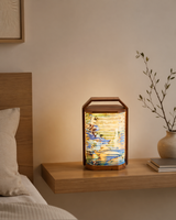 Frame Glow Paper Wood Table Lamp
