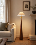 Terra Column Fabric Shade Floor Lamp