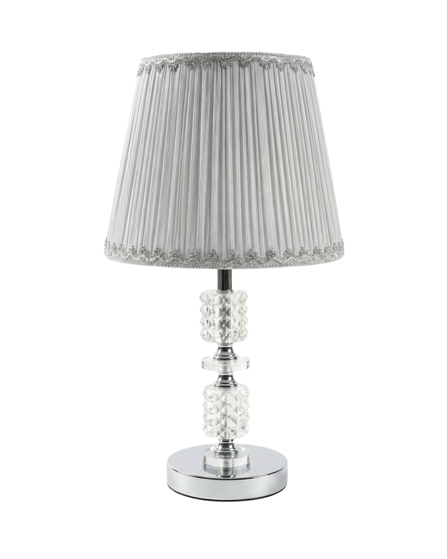 Crystal Pillar Table Lamp