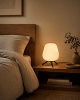 Glow Pod Glass Tripod Table Lamp