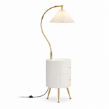 Shelf Glow Storage Floor Lamp