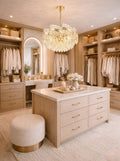 Crystal Drum Chandelier