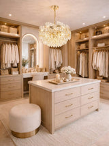 Crystal Drum Chandelier